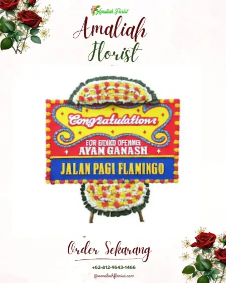 Sewa Papan Bunga Pelang Kenidai